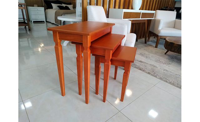 Conjunto de Mesa Ninho Retangular